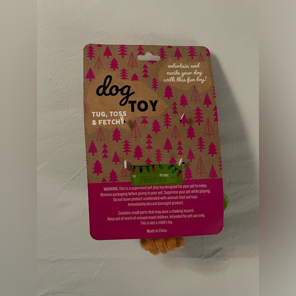 NWT cute Christmas tree squeaker toy for dogs - Picture 3 of 8